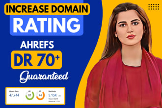 increase domain rating ahrefs DR 60, DR 70 seo backlinks