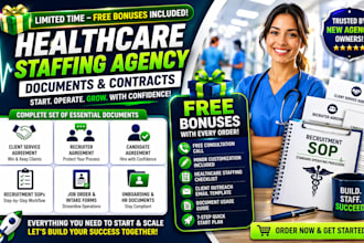 do complete staffing agency documents, contracts, and policies