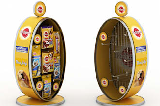 design creative retail displays for pet food