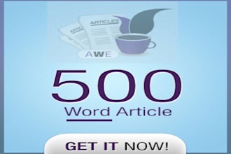 provide unique 500 words articles only