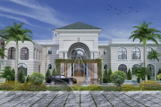 do 3d architectural visualization and rendering