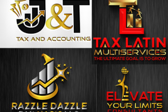 professional tax accounting, tax consulting and financial consulting logo