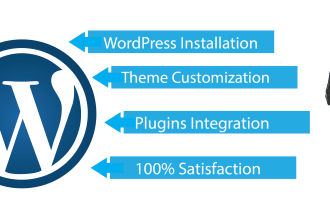 install wordpress, setup theme, and import demo in 2 hours