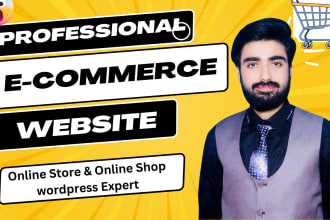 design and develop ecommerce website and online store