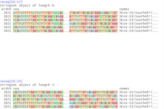analyze your biological strings, fasta, multifasta, fastq files etc