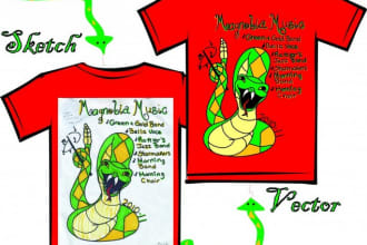 redraw and vectorized inferior graphic to ai,pdf,eps,psd