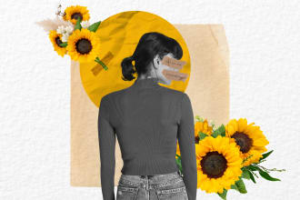 design unique digital collage art illustration