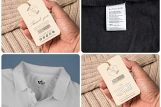 design hang tags, clothing tags and care labels