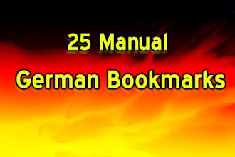 create 25 german tld de backlinks