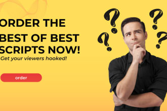 be your youtube script writer for your channel