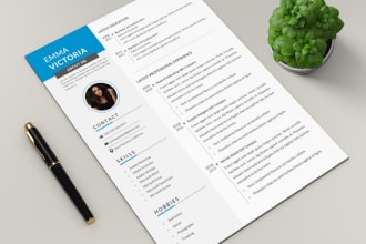 design, write or edit professional resume or CV template