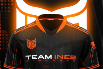 design the most unique sublimation esports gaming jersey