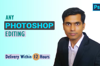 do professional photoshop editing, headshot retouching and enhancement