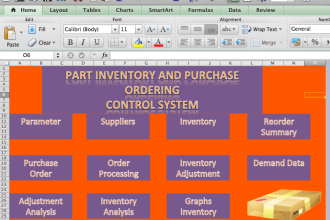 create a custom inventory and reorder system