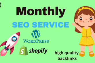 provide wordpress off page seo quality backlinks and shopify do follow links