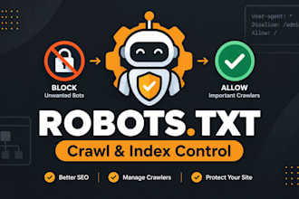optimize your robots txt file for your website