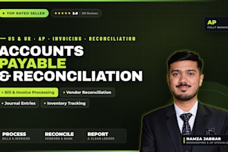 manage accounts payable, invoicing and reconciliations US UK