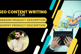 do SEO content writing for amazon or shopify product description
