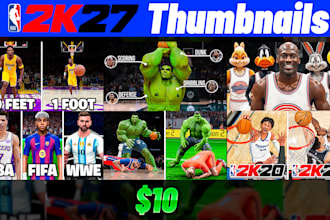 do a high CTR custom nba 2k27 thumbnail