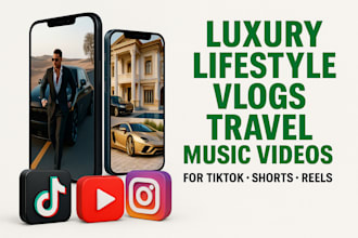 be your short form video editor for lifestyle,luxury,travel and vlogs