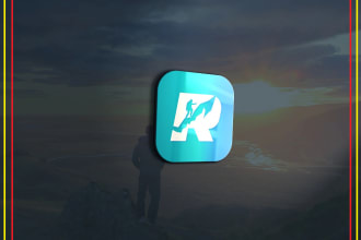 design a clean modern logo or app icon in 16 hours