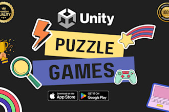 design and develop match 3 unity puzzle games