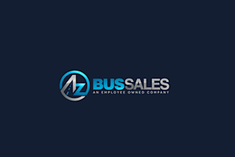 design a sleek  modern logo for a z bus sales