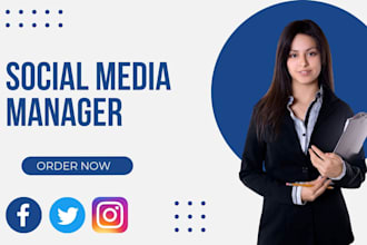 be your talented social media manager and canva designer