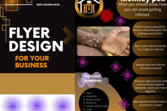 design a custom flyer to showcase your products or services
