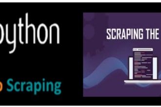 do python web scraping using scrapy