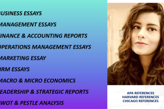 write economics  business , marketing, finance and management essays