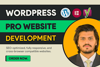 create wordpress ecommerce, blog or business website with elementor and free seo