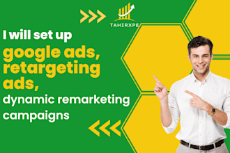 setup google ads, retargeting ads, dynamic remarketing campaigns