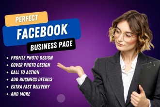 facebook business page creation , fb fan page setup , banner , cover design