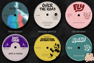 create vinyl art cover for your song or album