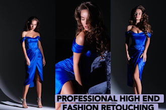 do commercial and high end fashion photo retouch