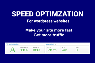 improve or optimize wordpress website speed for gtmetrix or page speed insights