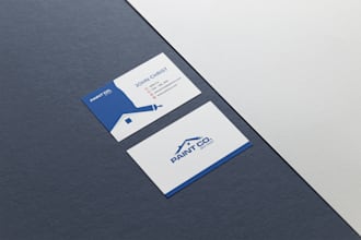 do simple double side business card design