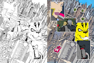 draw comic or graphic novel page