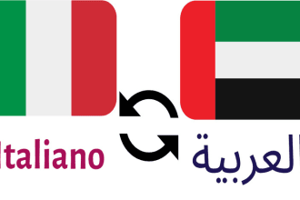 manually translate from italian to arabic and vice versa
