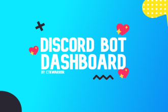 create discord bot dashboard