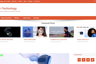 create full wordpress website