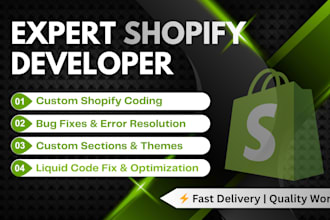 shopify errors, bugs, theme issues and store problems