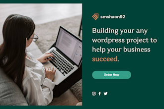 building your any wordpress website project
