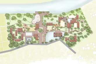 render your masterplan in photoshop