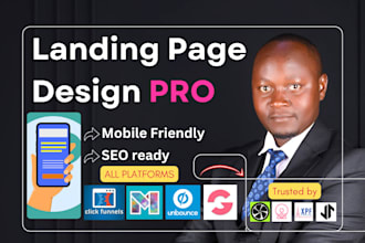 do landing page design on clickfunnels, mighty networks, unbounce, groovefunnels