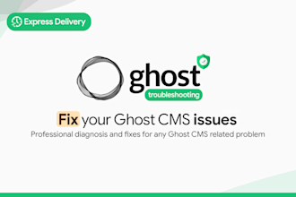 help to fix or consult any ghost blog cms issue