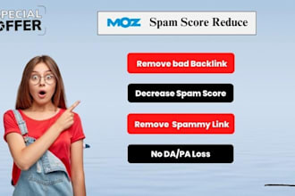 decrease moz spam score and spammy link