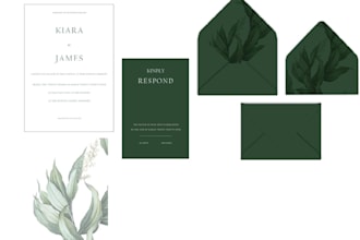 design elegant customized wedding invitation cards