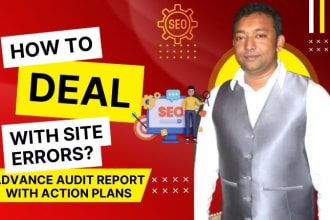 provide complete SEO audit report with action plans